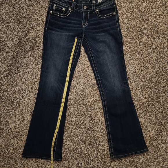 Miss Me Signature Rise Bootcut Jeans – Size 29 – Style MW540684 - Picture 13 of 16